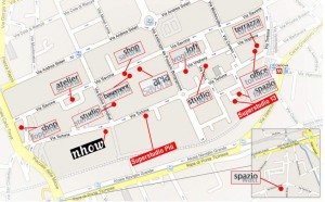La mappa del Fuori salone 2009 in zona Tortona