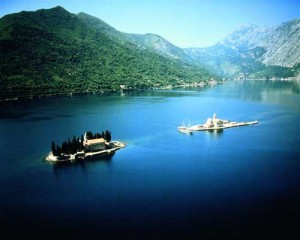 La baia di Kotor in Montenegro.