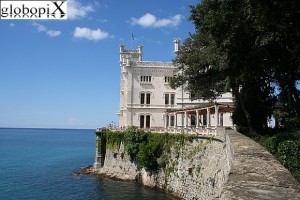 Il Castello di Miramare a Trieste.