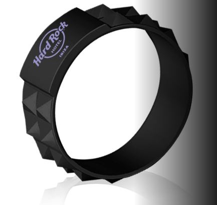 Il braccialetto Smart dell'Hard Rock Hotel di ibiza