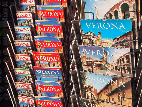 Guide Turistiche e calendari su Verona